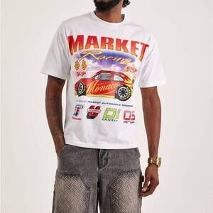 NEW MARKET built to last t-shirt in white